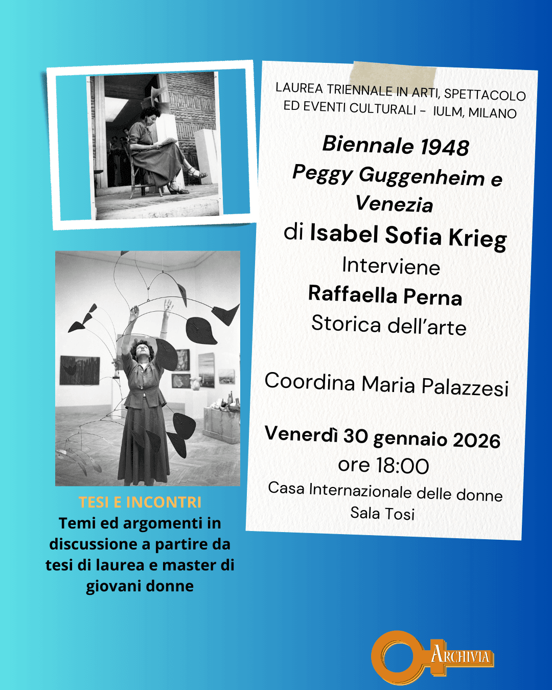 TESI E INCONTRI Isabel Krieg 1