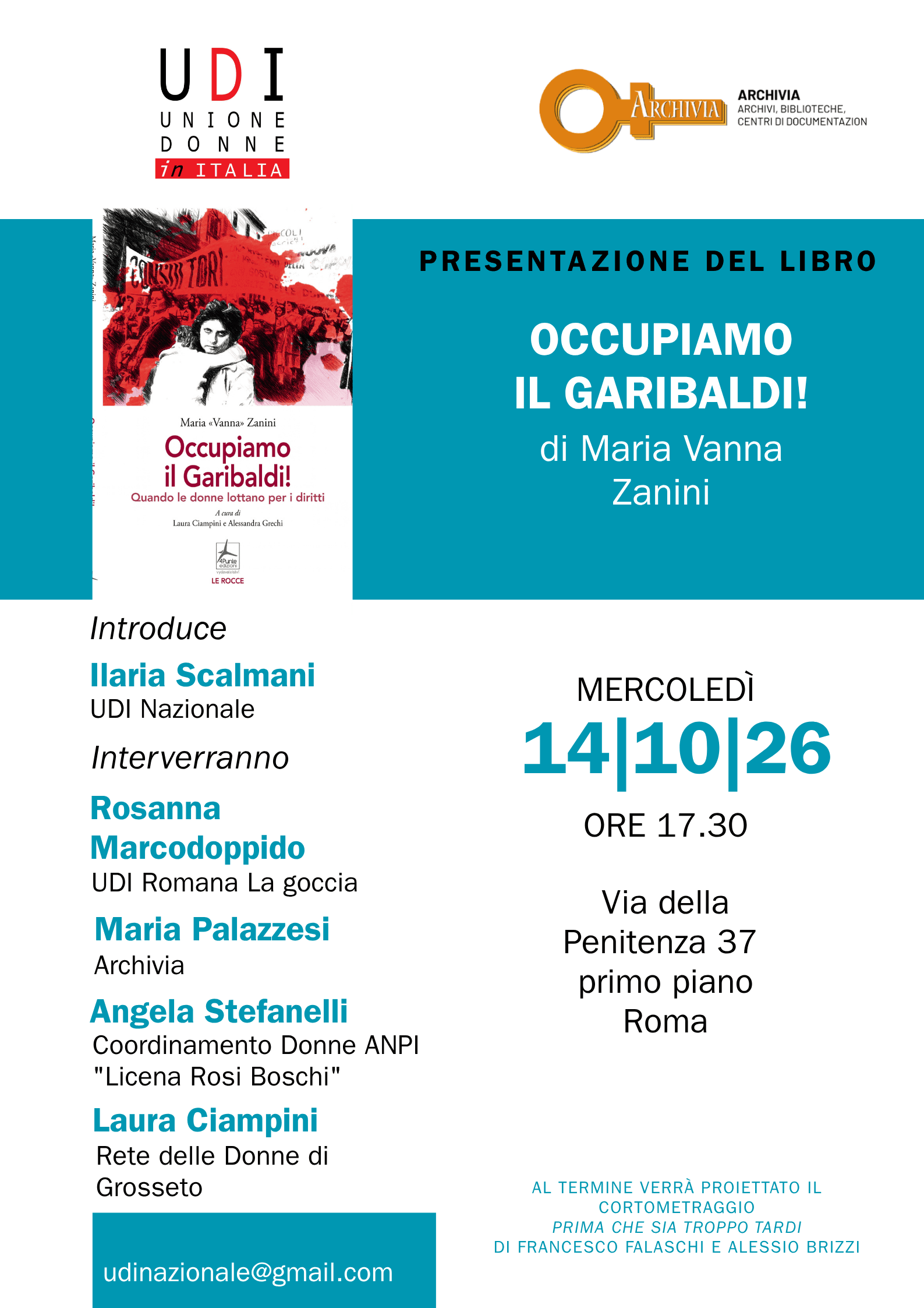 udi presentazione occupiamo il garibaldi